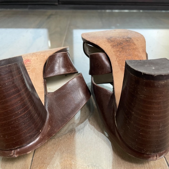 Excellent Condition Leather Mule Heels - Picture 7 of 8